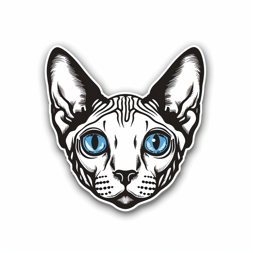 Scottish Fold cat Vinyl Decal Sticker for Car, Laptop, Tumbler and more # F07907