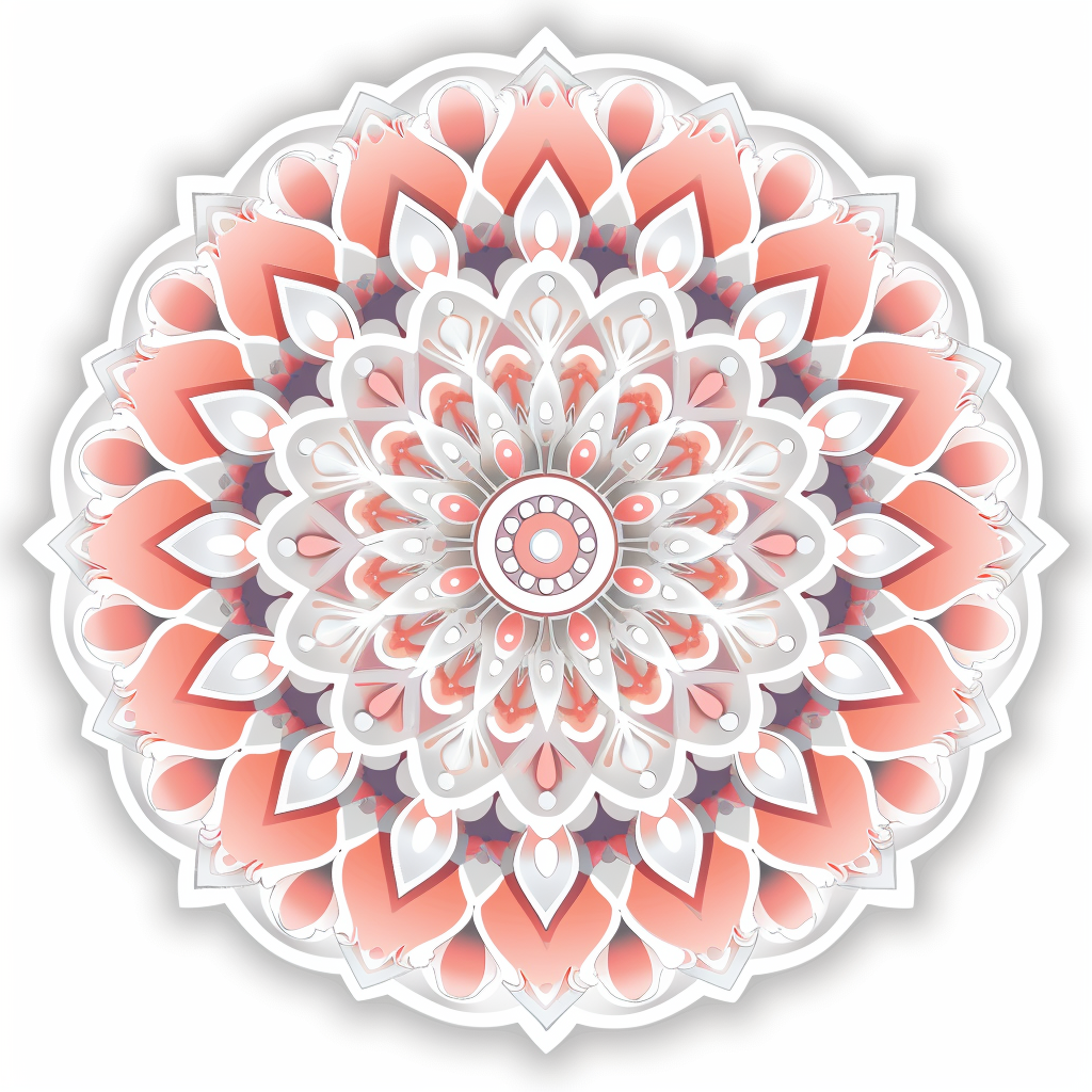 Mandala Vinyl Decal Sticker for Car, Laptop, Tumbler and more # F08234