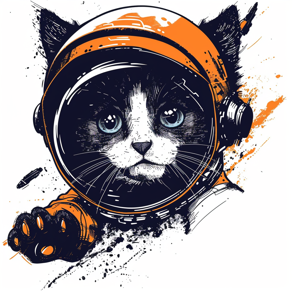 Cat Vinyl Decal Sticker for Car, Laptop, Tumbler and more # F016055-4" x 4"