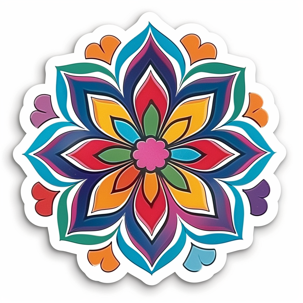 Mandala Vinyl Decal Sticker for Car, Laptop, Tumbler and more # F08216