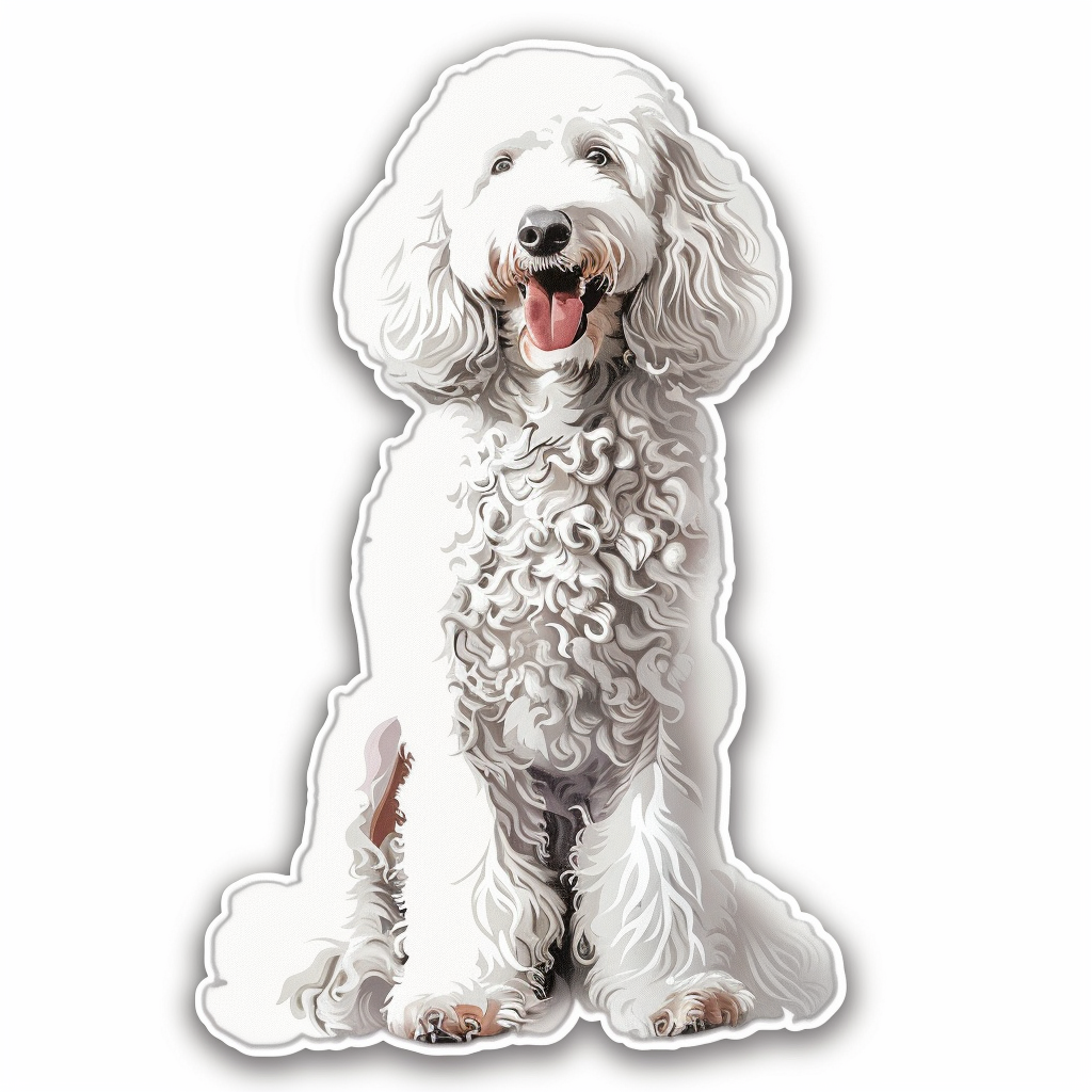 Poodle Dog Vinyl Decal Sticker for Car, Laptop, Tumbler and more # F07167