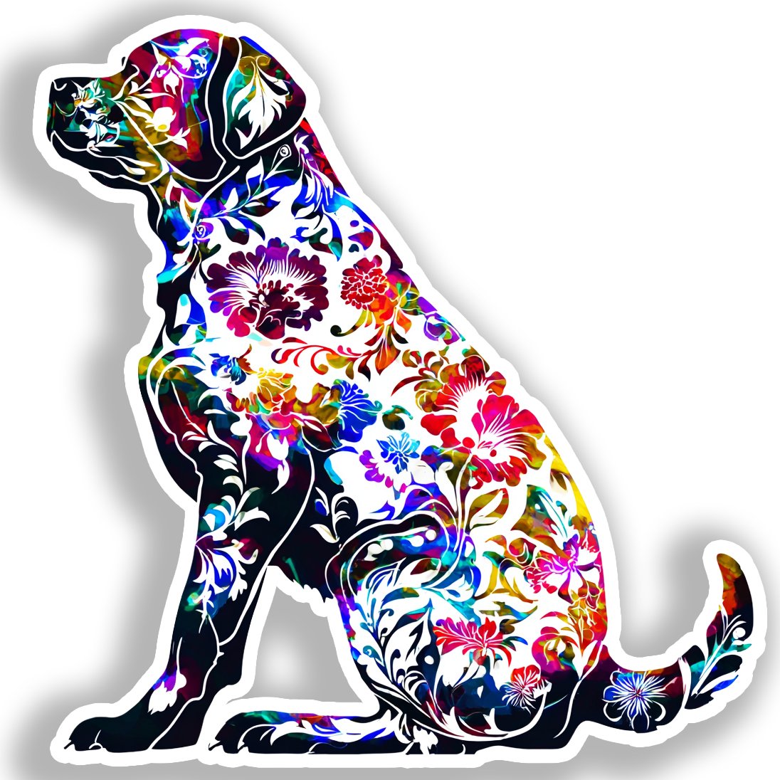 Rottweiler Dog Vinyl Decal Sticker for Car, Laptop, Tumbler and more # A018011-4" x 4"