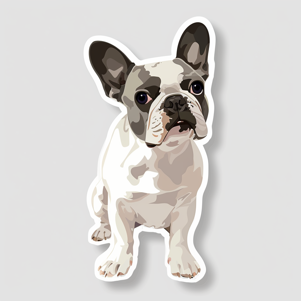 French Bulldog Vinyl Decal Sticker for Car, Laptop, Tumbler and more # F07732