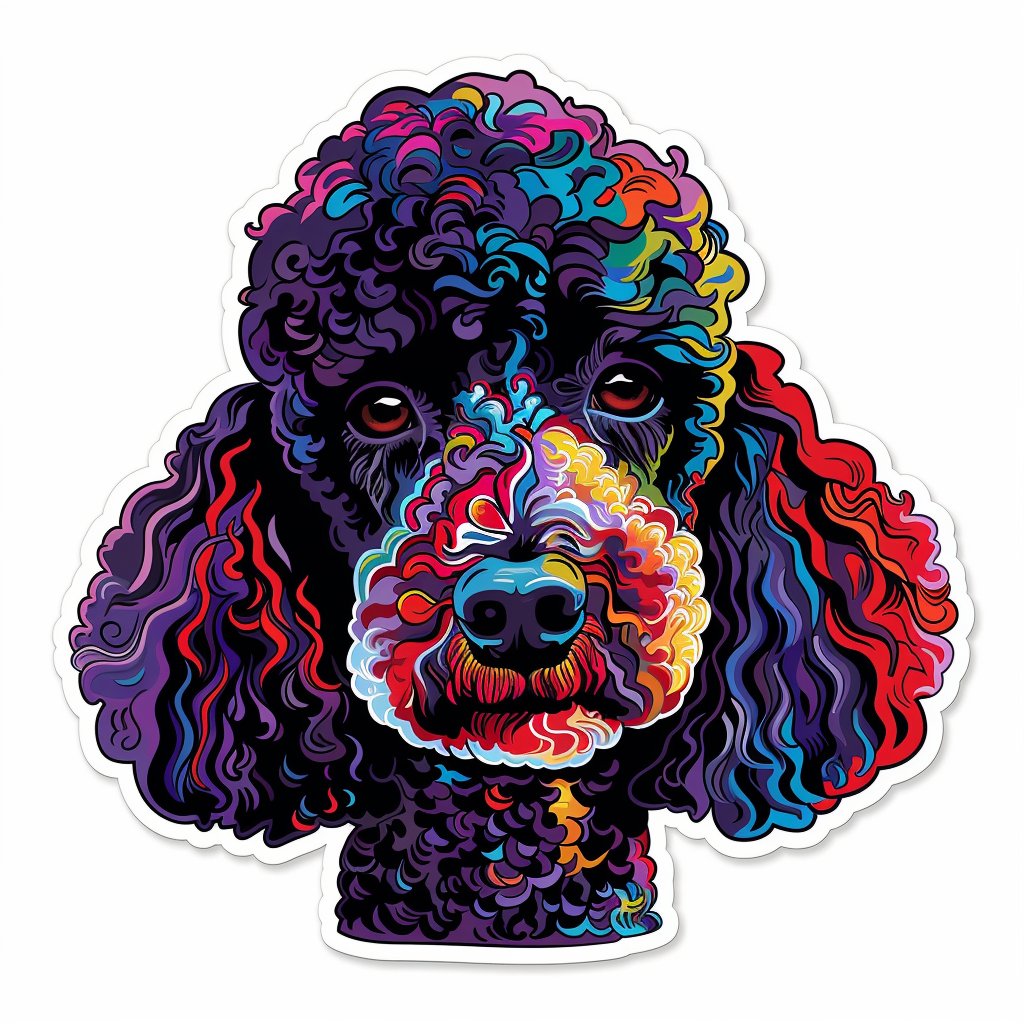 Poodle Dog Vinyl Decal Sticker for Car, Laptop, Tumbler and more # F012660