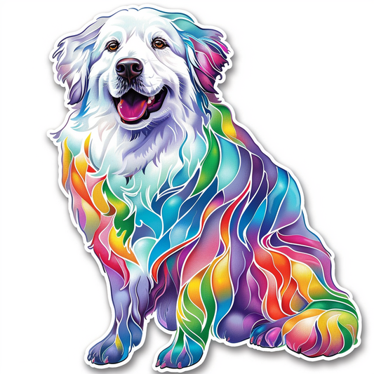 Sticker of Great Pyrenees dog  Vinyl Decal Sticker for Car, Laptop, Tumbler and more # F023662