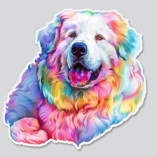 Sticker of Great Pyrenees dog  Vinyl Decal Sticker for Car, Laptop, Tumbler and more # F023651