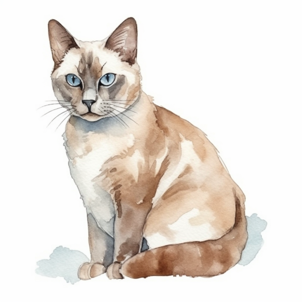 Burmese Cat Vinyl Decal Sticker for Car, Laptop, Tumbler and more # F010760