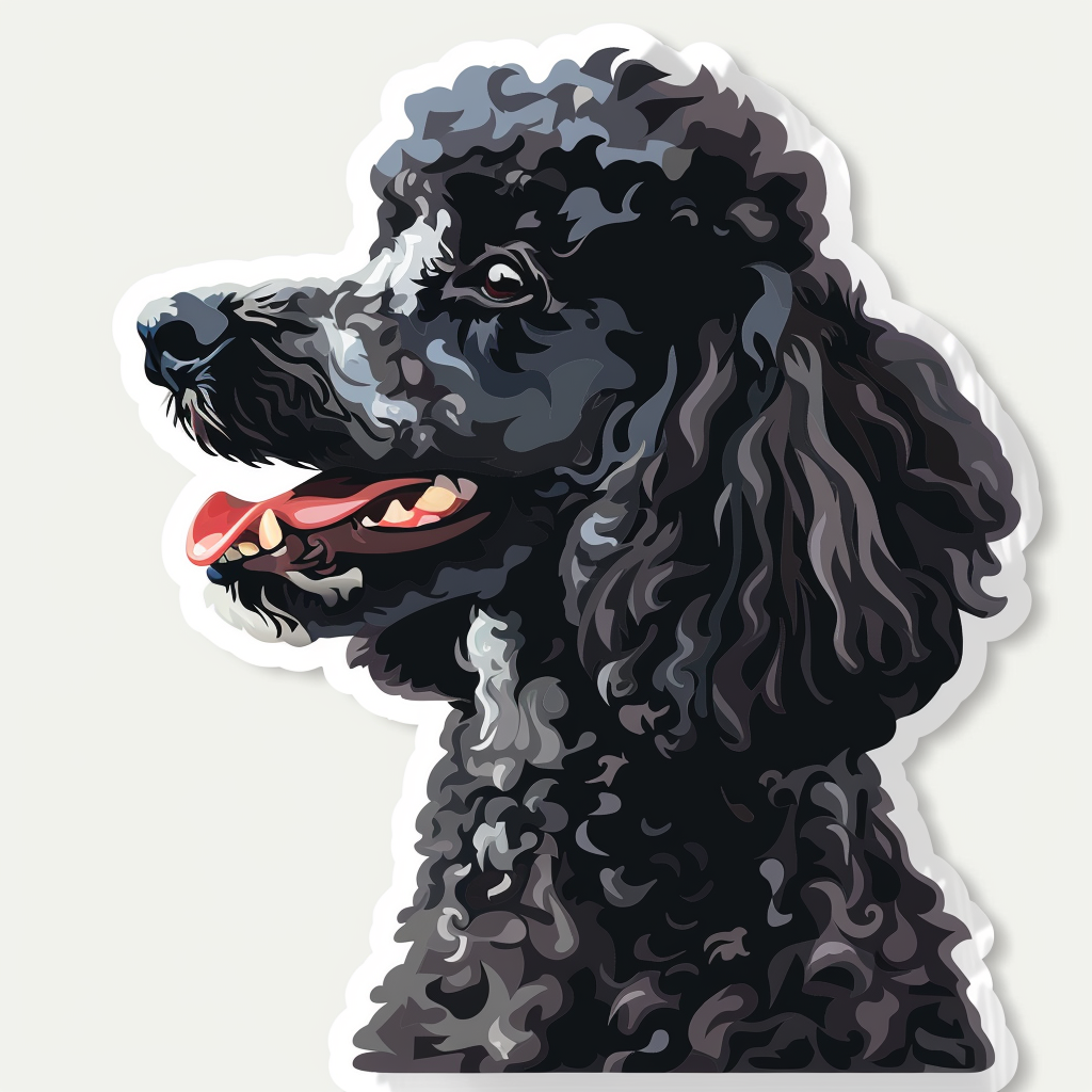 Poodle Dog Vinyl Decal Sticker for Car, Laptop, Tumbler and more # F012778