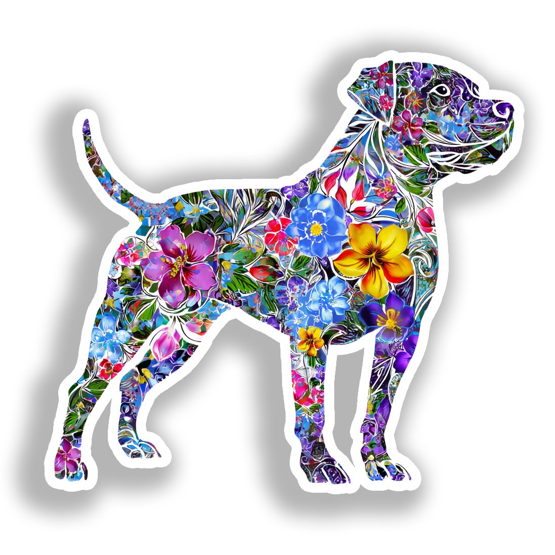 Bull Terrier Dog Vinyl Decal Sticker for Car, Laptop, Tumbler and more # A019147-4" x 4"