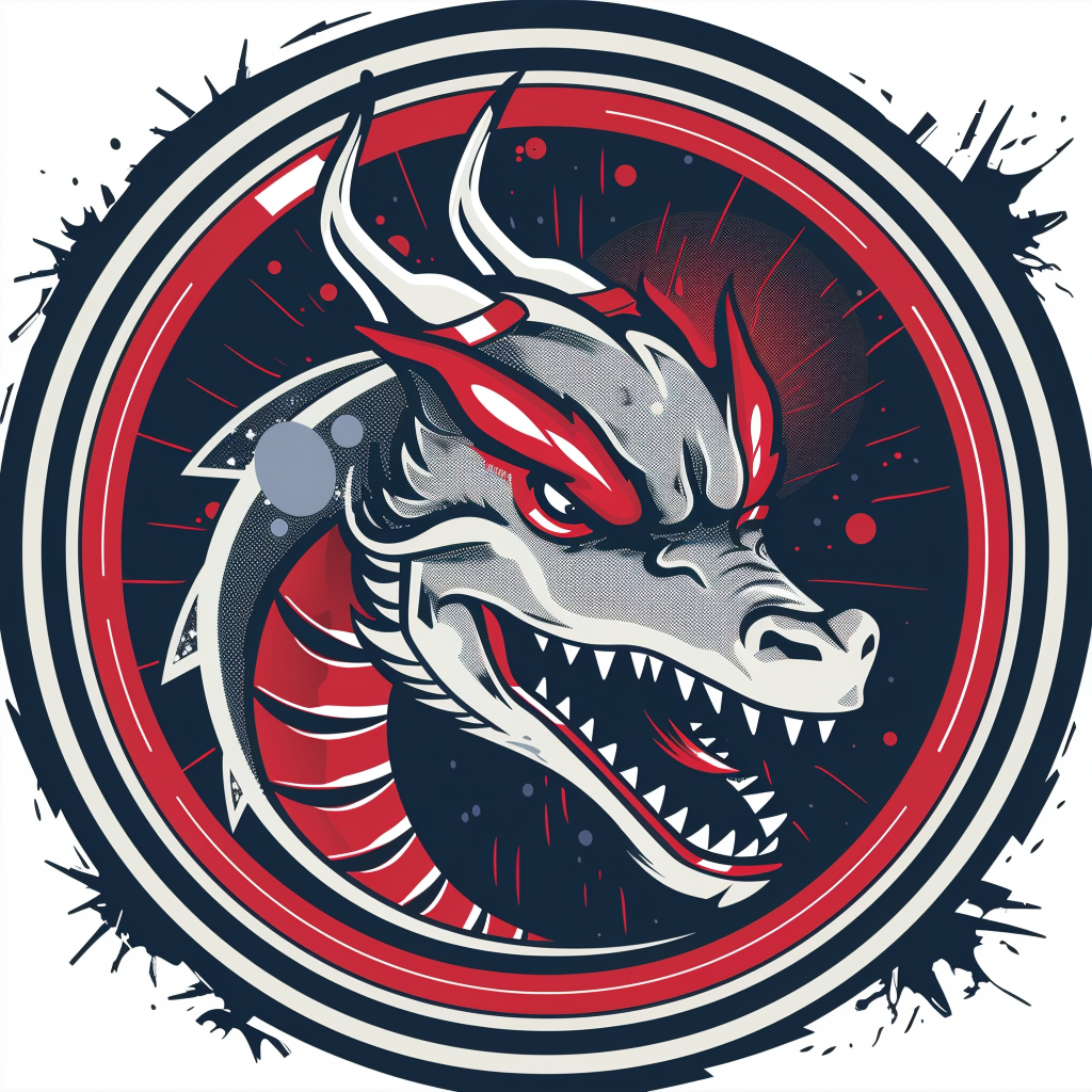 Sticker of a Dragon astronaut majestic Expressive surreal Vinyl Decal Sticker for Car, Laptop, Tumbler and more # F019138