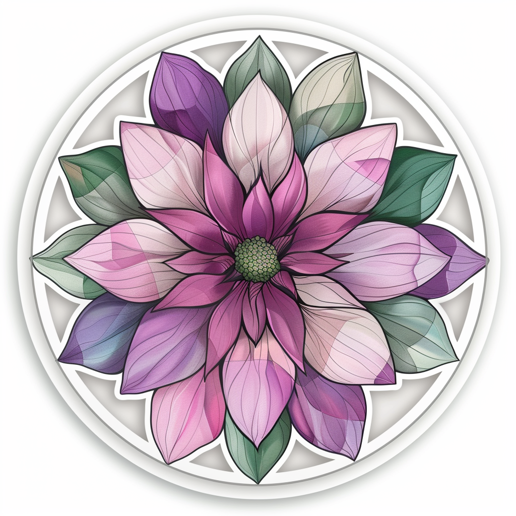 Mandala Vinyl Decal Sticker for Car, Laptop, Tumbler and more # F08131