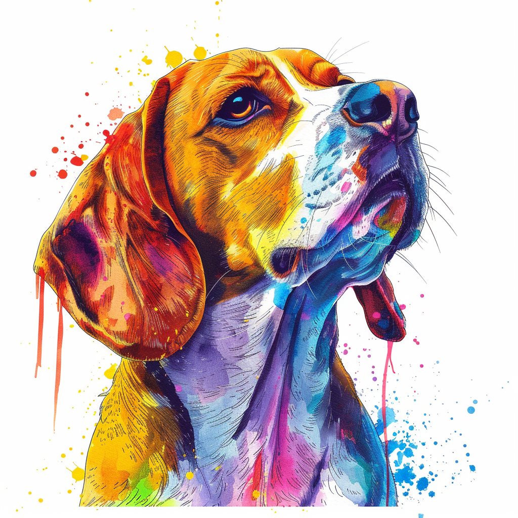 Beagle dog Vinyl Decal Sticker for Car, Laptop, Tumbler and more # F012012
