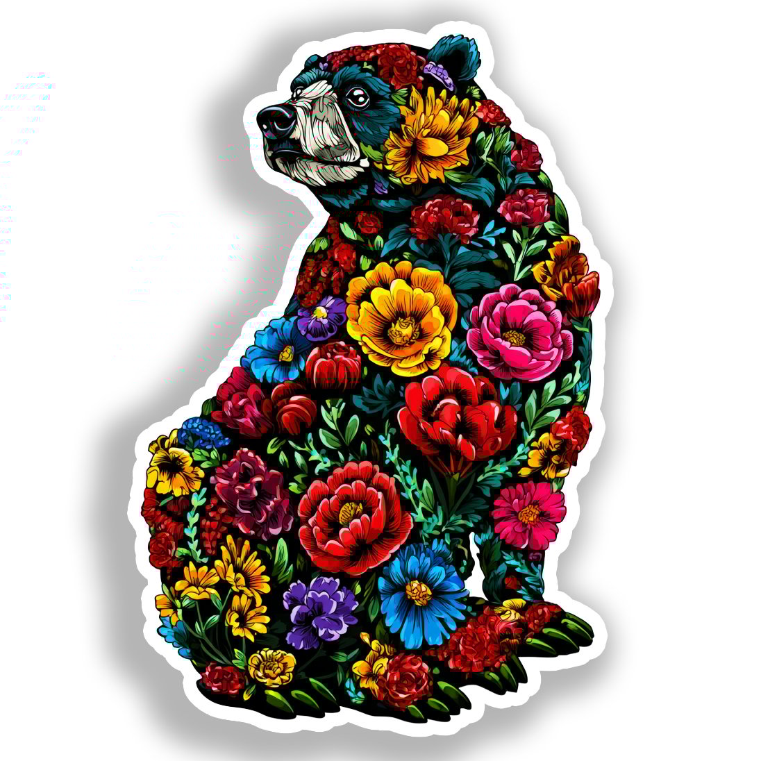 Bear Vinyl Decal Sticker for Car, Laptop, Tumbler and more # A018575-4" x 4"