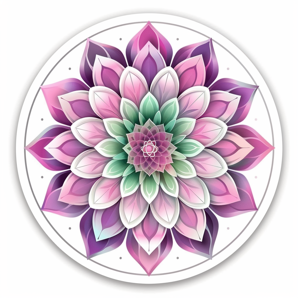 Mandala Vinyl Decal Sticker for Car, Laptop, Tumbler and more # F08154