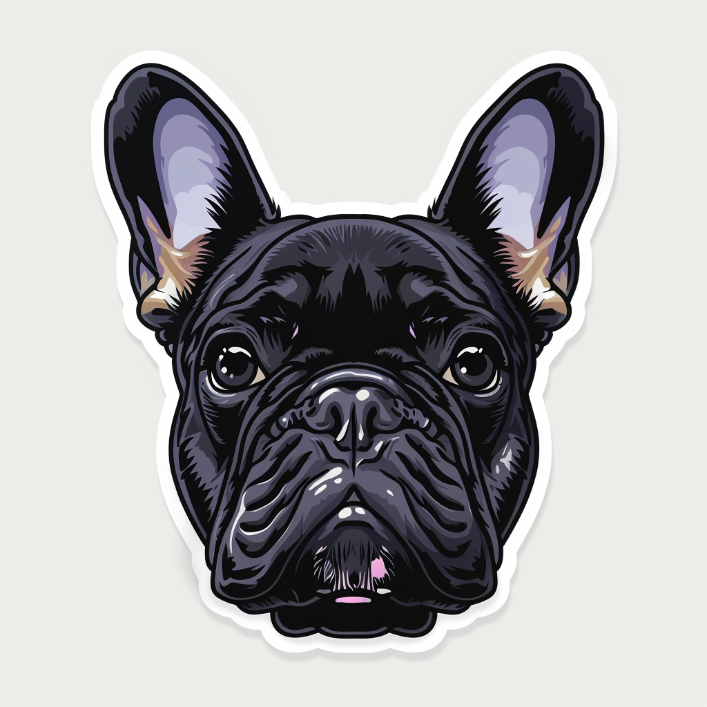 French Bulldog Vinyl Decal Sticker for Car, Laptop, Tumbler and more # F07189