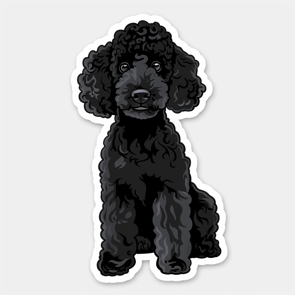 Poodle Dog Vinyl Decal Sticker for Car, Laptop, Tumbler and more # F07323
