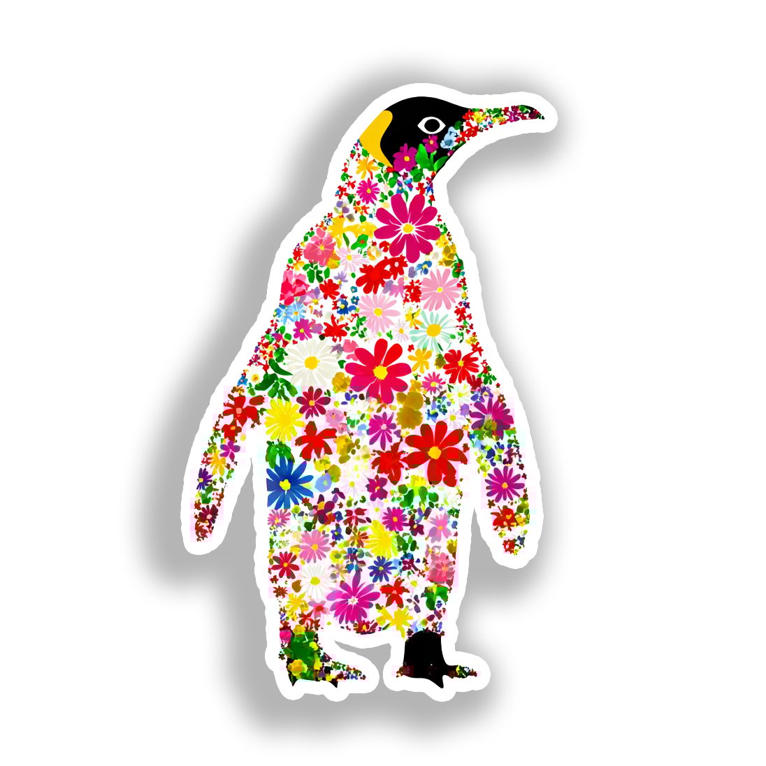 Penguin Vinyl Decal Sticker for Car, Laptop, Tumbler and more # A019110-4" x 4"