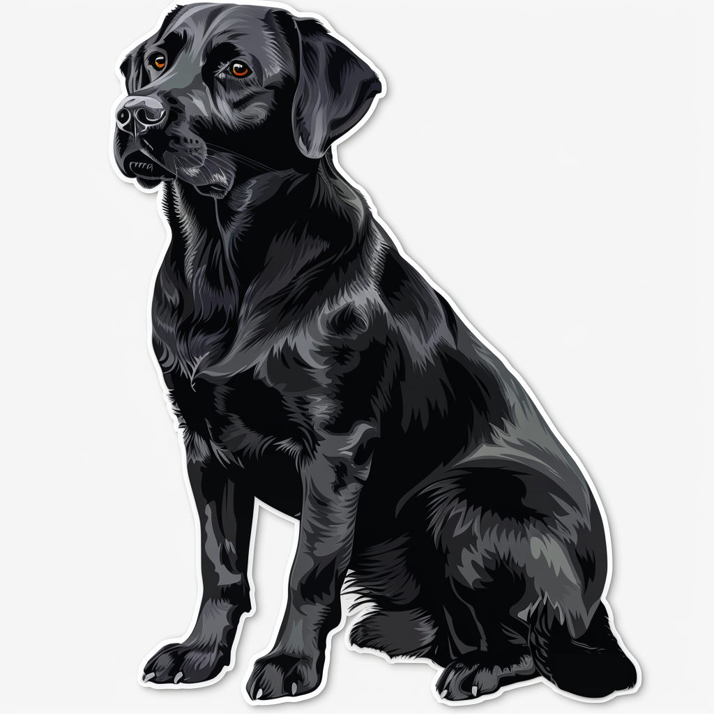 Labrador Retriever Dog Vinyl Decal Sticker for Car, Laptop, Tumbler and more # F07295