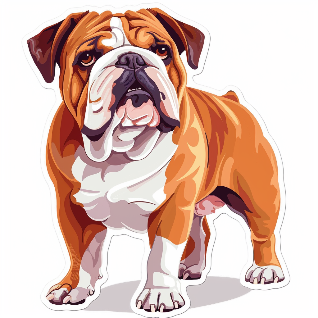 Bulldog Dog Vinyl Decal Sticker for Car, Laptop, Tumbler and more # F07498