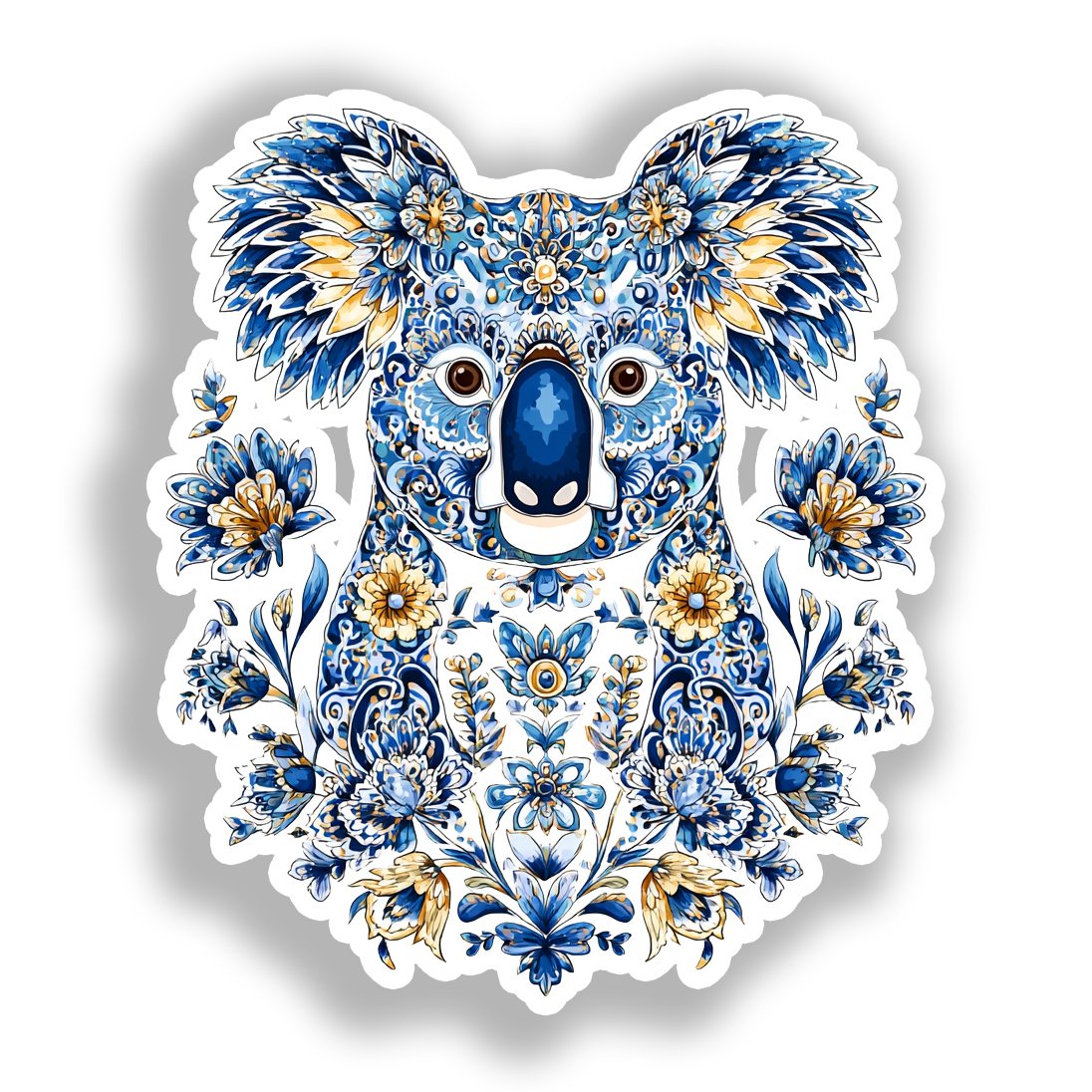 Koala Vinyl Decal Sticker for Car, Laptop, Tumbler and more # A019084-4" x 4"