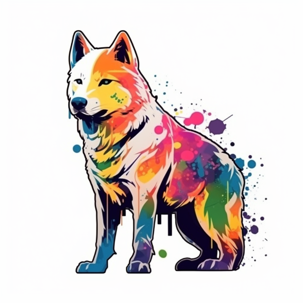 Akita Akita Dog Vinyl Decal Sticker for Car, Laptop, Tumbler and more # 009695