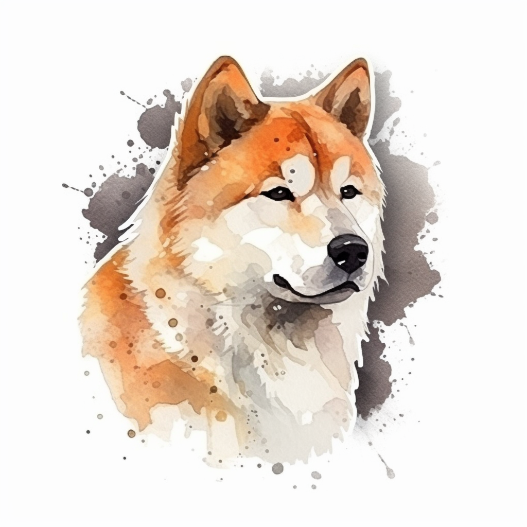 Akita Akita Dog Vinyl Decal Sticker for Car, Laptop, Tumbler and more # 009741