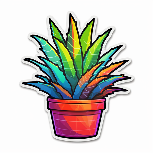Aloe Vera Plant Vinyl Decal Sticker for Car, Laptop, Tumbler and more # 0010113