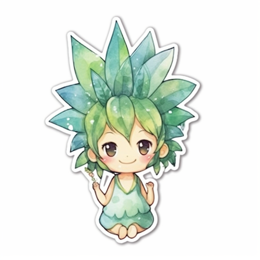Aloe Vera Plant Vinyl Decal Sticker for Car, Laptop, Tumbler and more # 0010110