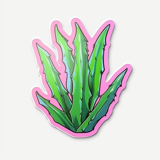 Aloe Vera Plant Vinyl Decal Sticker for Car, Laptop, Tumbler and more # 0010108