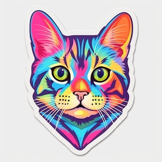 American Short Hair Vinyl Decal Sticker for Car, Laptop, Tumbler and more # 0010254