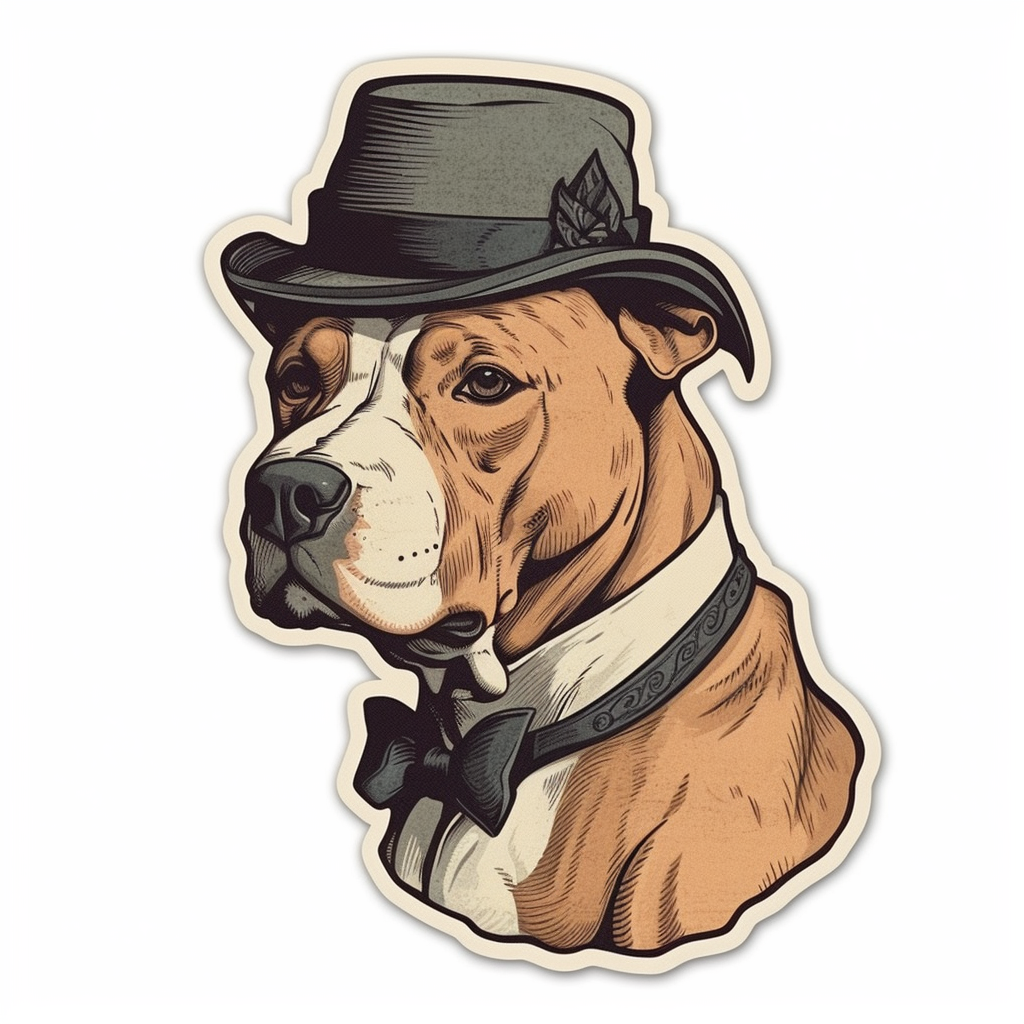American Staffordshire Terrier American Staffordshire Terrier Dog Vinyl Decal Sticker for Car, Laptop, Tumbler and more # 009479