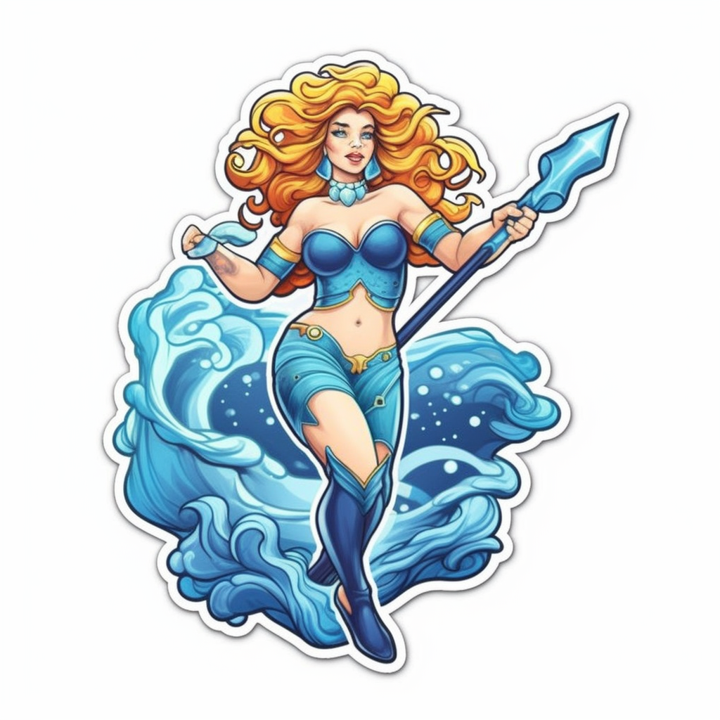 Aquarius Aquarius water bearer symbol Vinyl Decal Sticker for Car, Laptop, Tumbler and more # 0010308