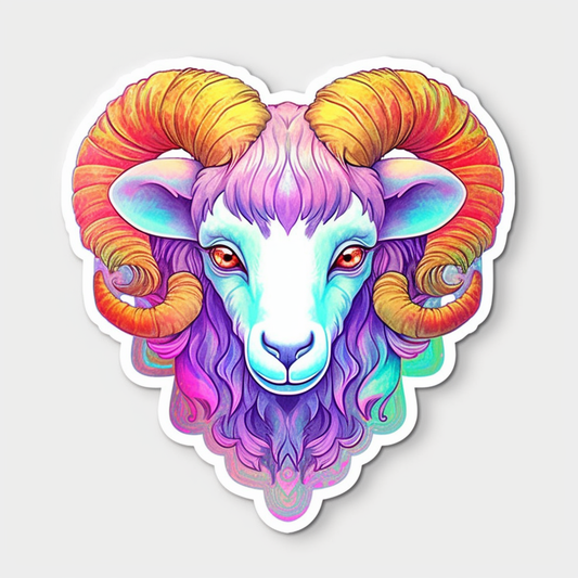 Aries ram Vinyl Decal Sticker for Car, Laptop, Tumbler and more # 0010297
