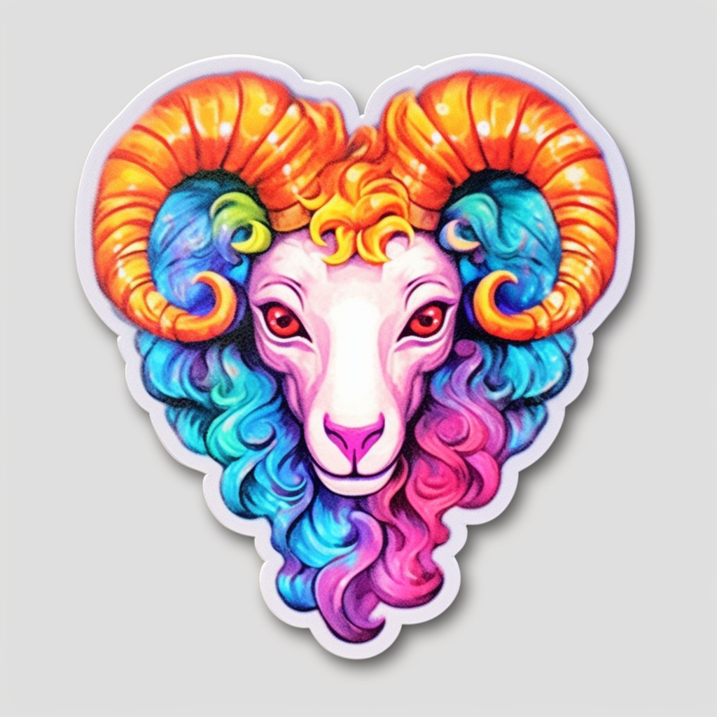 Aries ram Vinyl Decal Sticker for Car, Laptop, Tumbler and more # 0010296