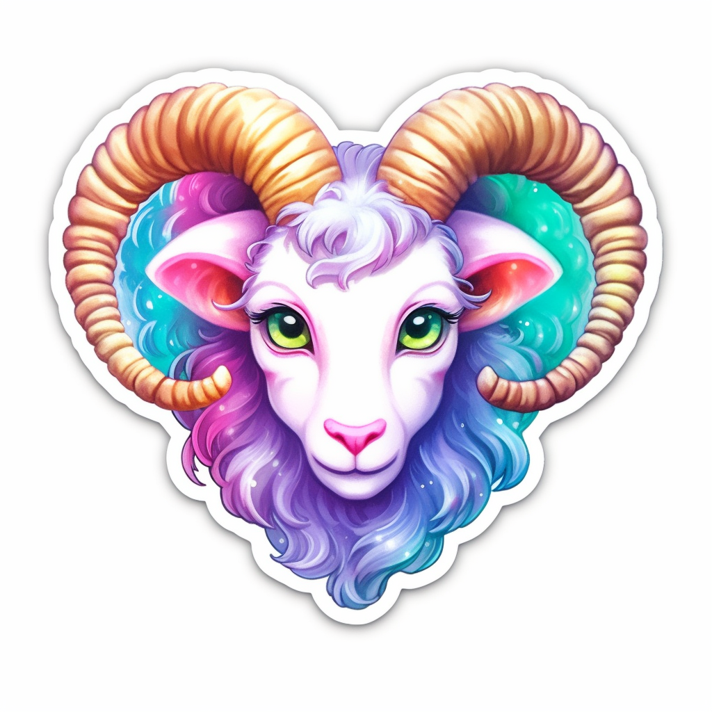 Aries ram Vinyl Decal Sticker for Car, Laptop, Tumbler and more # 0010299
