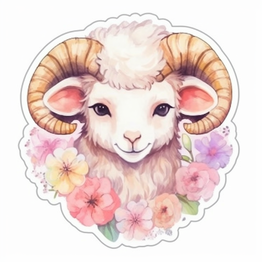 Aries ram Vinyl Decal Sticker for Car, Laptop, Tumbler and more # 0010298