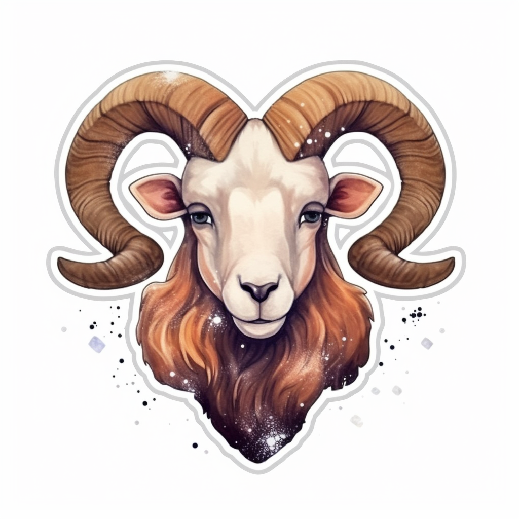 Aries ram Vinyl Decal Sticker for Car, Laptop, Tumbler and more # 0010303