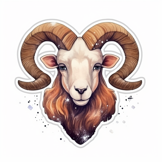 Aries ram Vinyl Decal Sticker for Car, Laptop, Tumbler and more # 0010303
