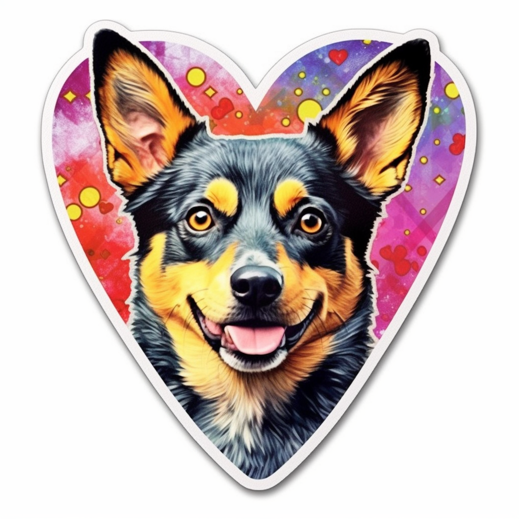 Australian Cattle Dog Vinyl Decal Sticker for Car, Laptop, Tumbler and more # 0010487