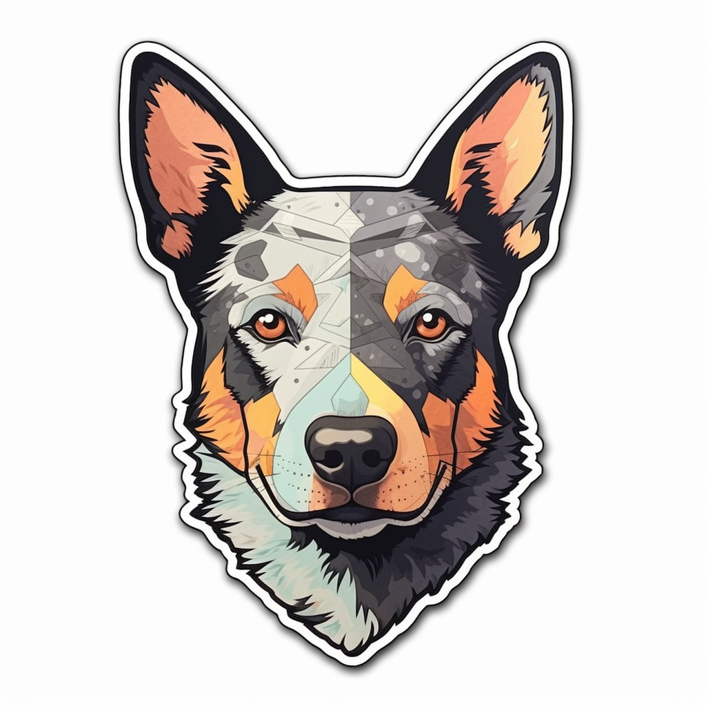 Australian Cattle Dog Vinyl Decal Sticker for Car, Laptop, Tumbler and more # 0010351