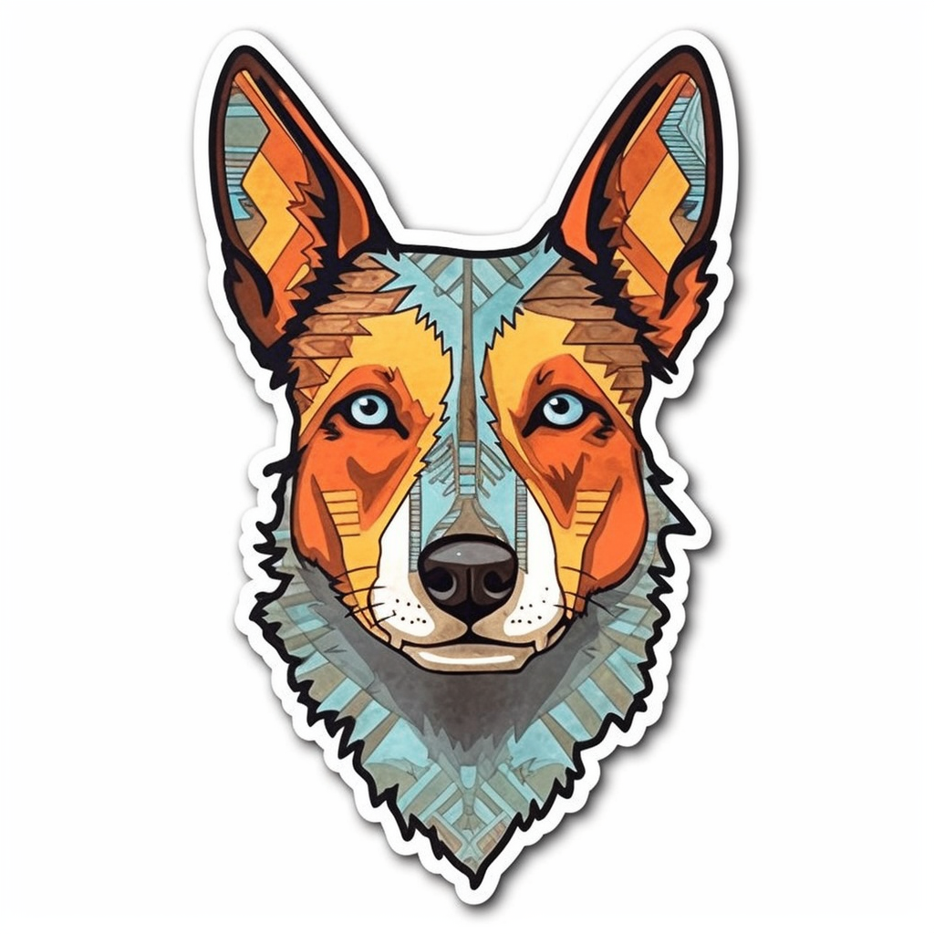 Australian Cattle Dog Vinyl Decal Sticker for Car, Laptop, Tumbler and more # 0010364