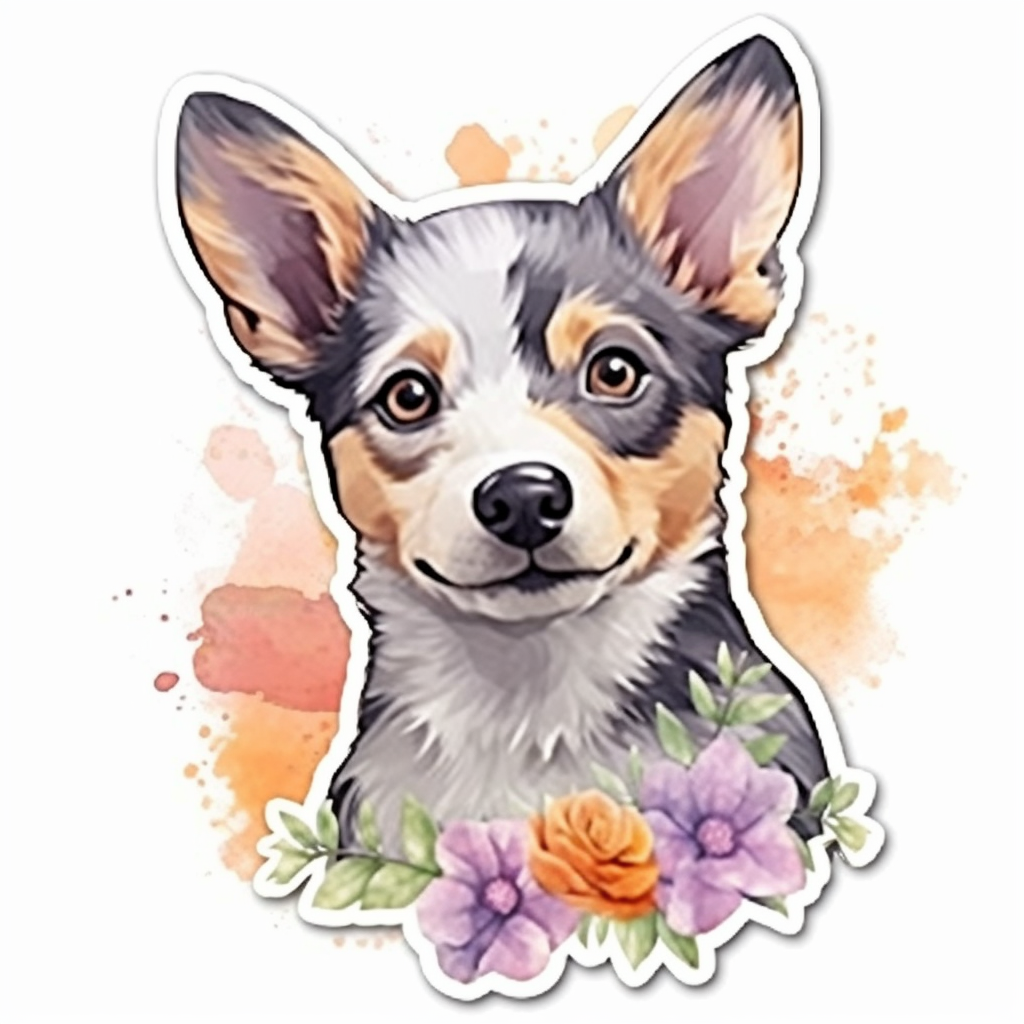 Australian Cattle Dog Vinyl Decal Sticker for Car, Laptop, Tumbler and more # 0010357