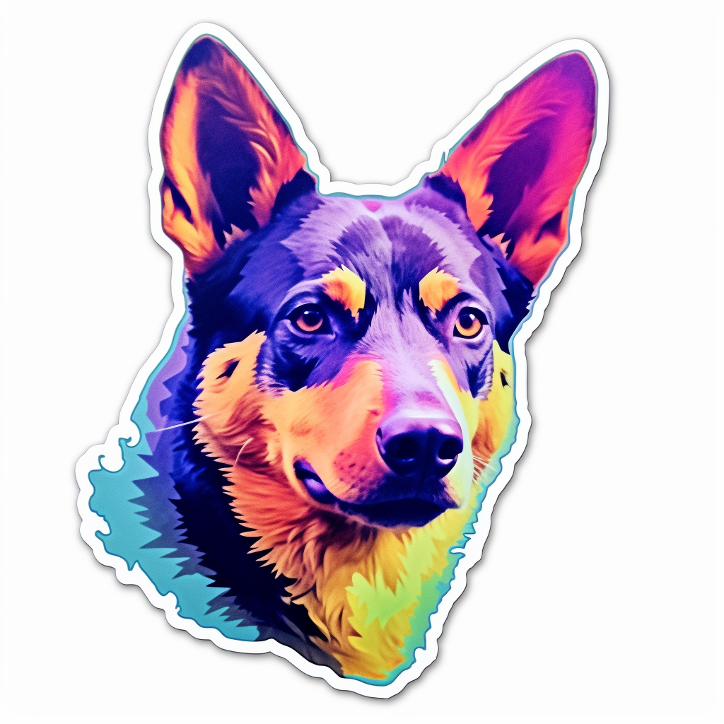 Australian Cattle Dog Vinyl Decal Sticker for Car, Laptop, Tumbler and more # 0010444