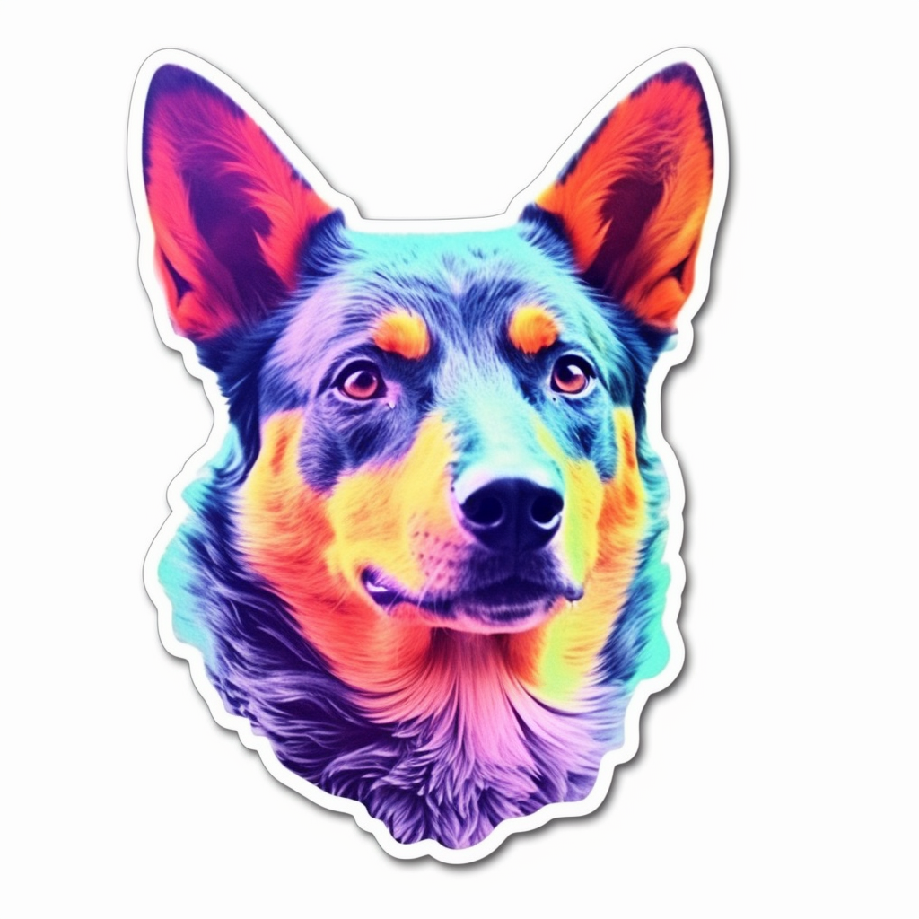 Australian Cattle Dog Vinyl Decal Sticker for Car, Laptop, Tumbler and more # 0010454