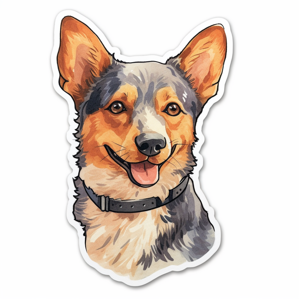 Australian Cattle Dog Vinyl Decal Sticker for Car, Laptop, Tumbler and more # 0010403