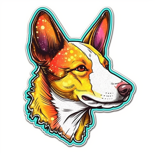 Basenji Dog Vinyl Decal Sticker for Car, Laptop, Tumbler and more # 0010142