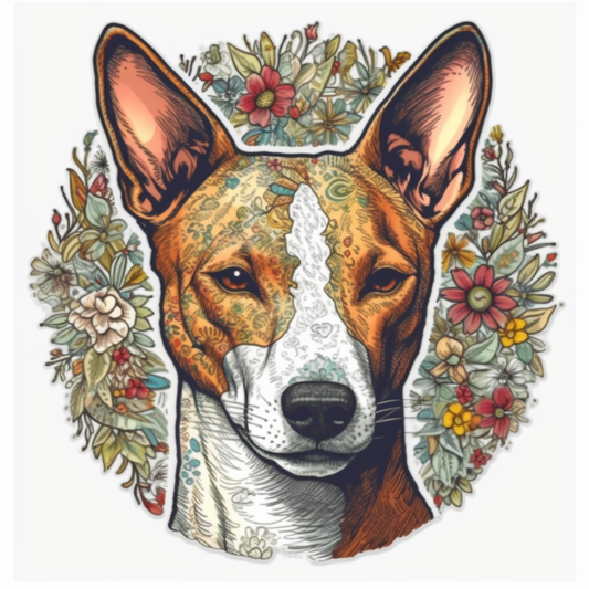 Basenji Dog Vinyl Decal Sticker for Car, Laptop, Tumbler and more # 0010156