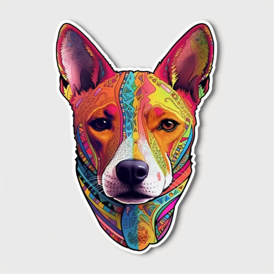 Basenji Dog Vinyl Decal Sticker for Car, Laptop, Tumbler and more # 0010146