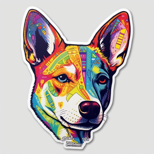 Basenji Dog Vinyl Decal Sticker for Car, Laptop, Tumbler and more # 0010147