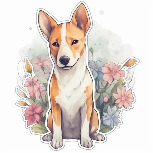 Basenji Dog Vinyl Decal Sticker for Car, Laptop, Tumbler and more # 0010148